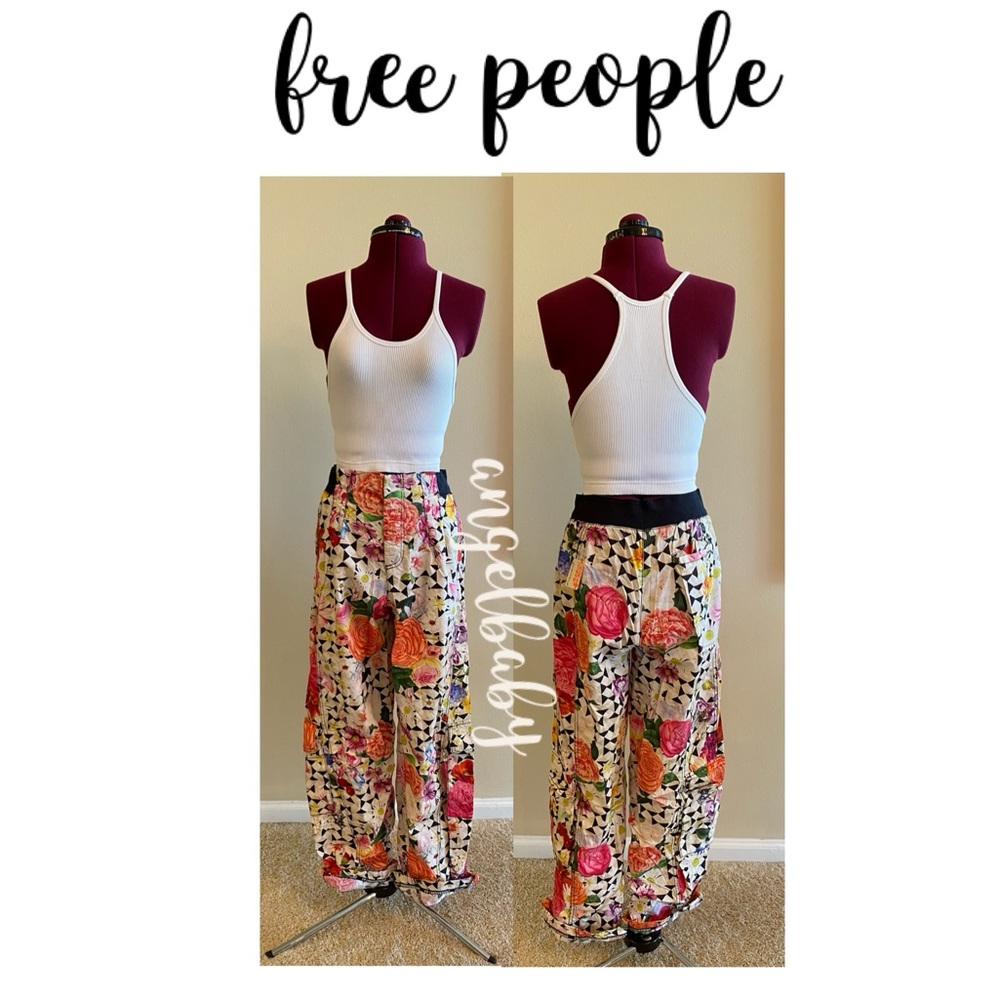 Free People Mesmerize Me Printed Pants in Take a Trip Floral! - Picture 5 of 16